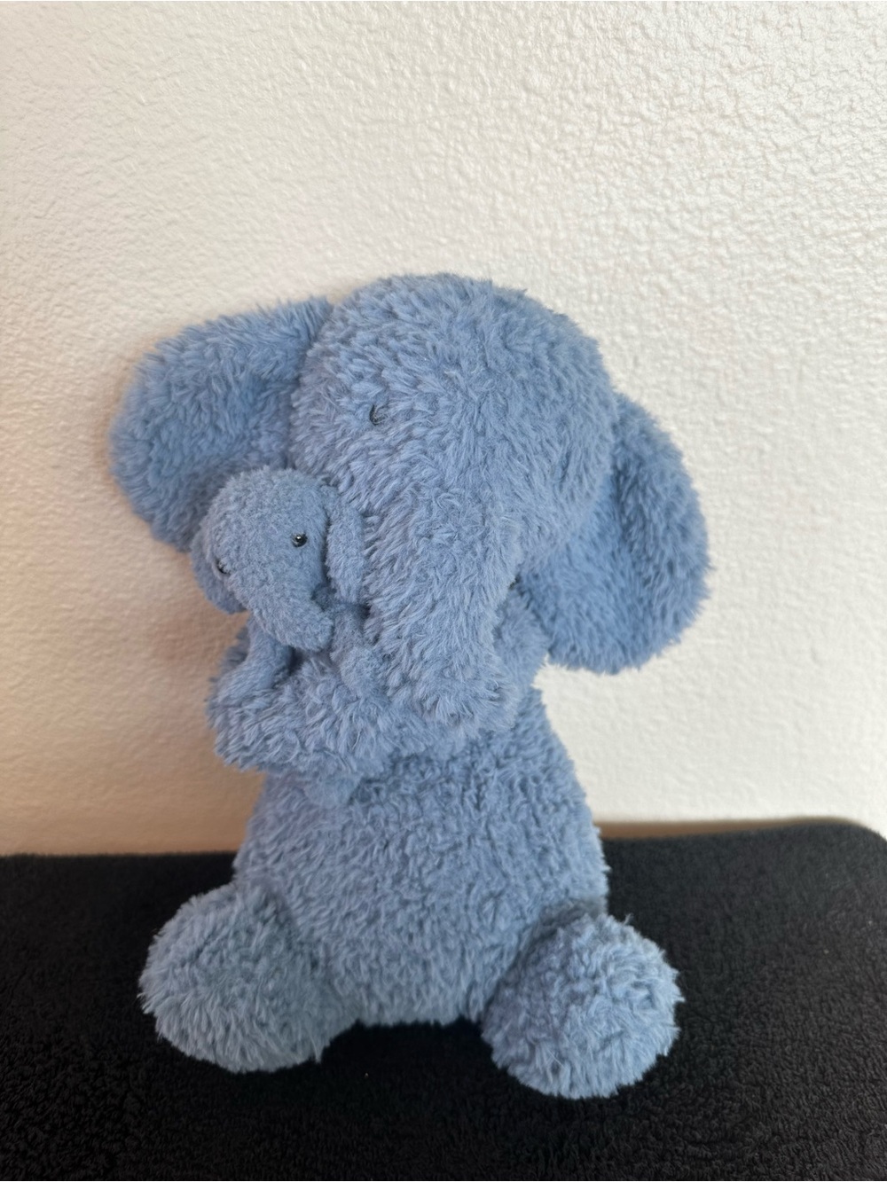 JellyCat Huddles Elephant Plush with Baby.